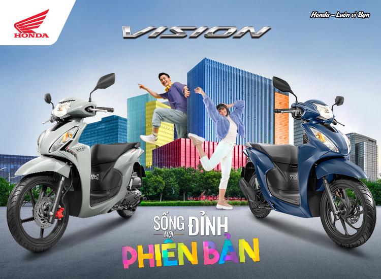 Honda Việt Nam giới thiệu phiên bản mới mẫu xe VISION 2023 Sống đỉnh mọi phiên bản VISION 2023