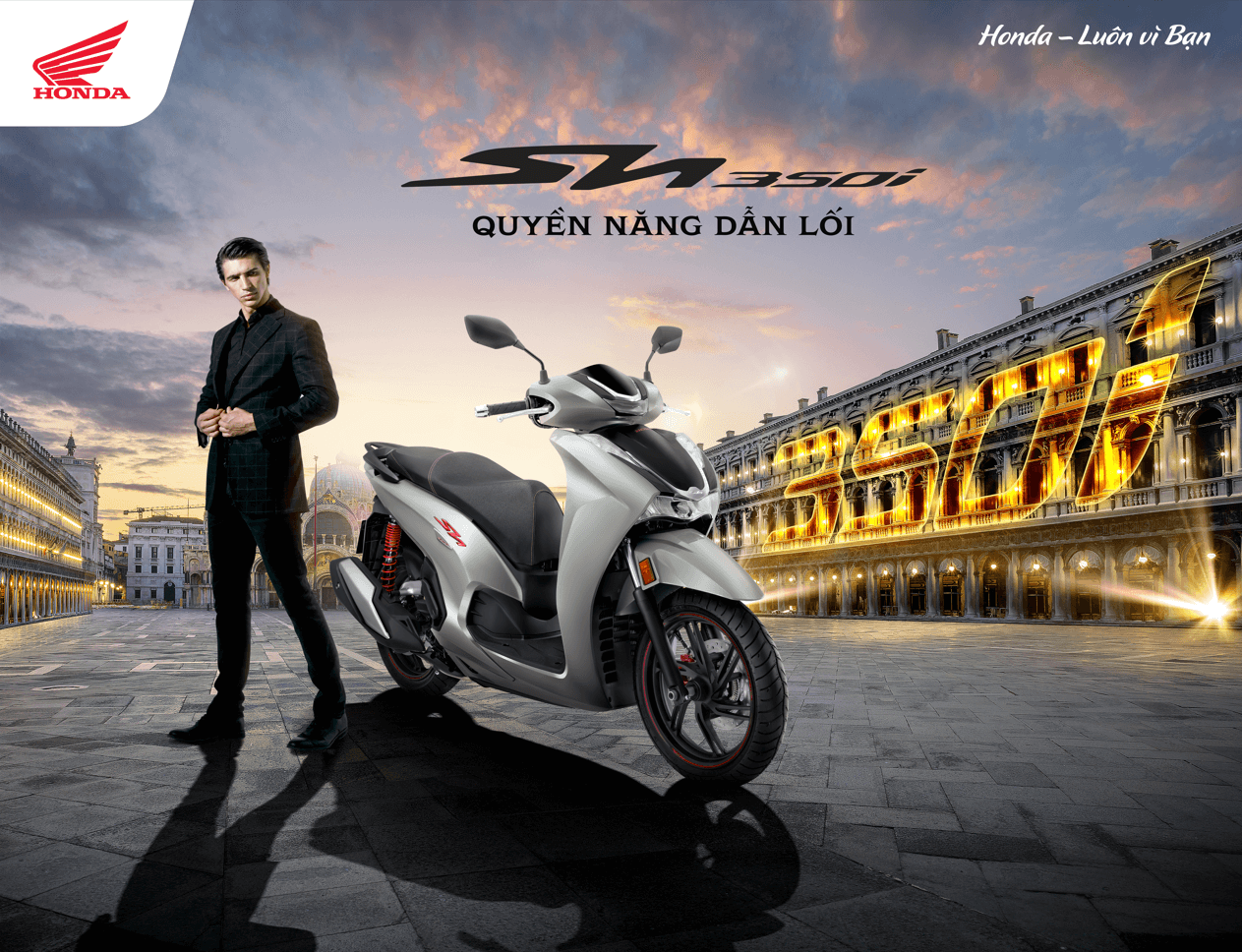 Honda Việt Nam giới thiệu SH350i phiên bản 2023  Quyền năng dẫn lối